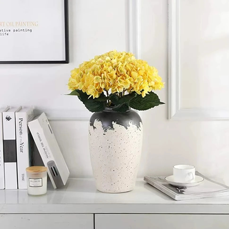 Silk Hydrangea Artificial Flowers – Wedding & Home Fake Bouquet Artificial Silk Flowers Axl