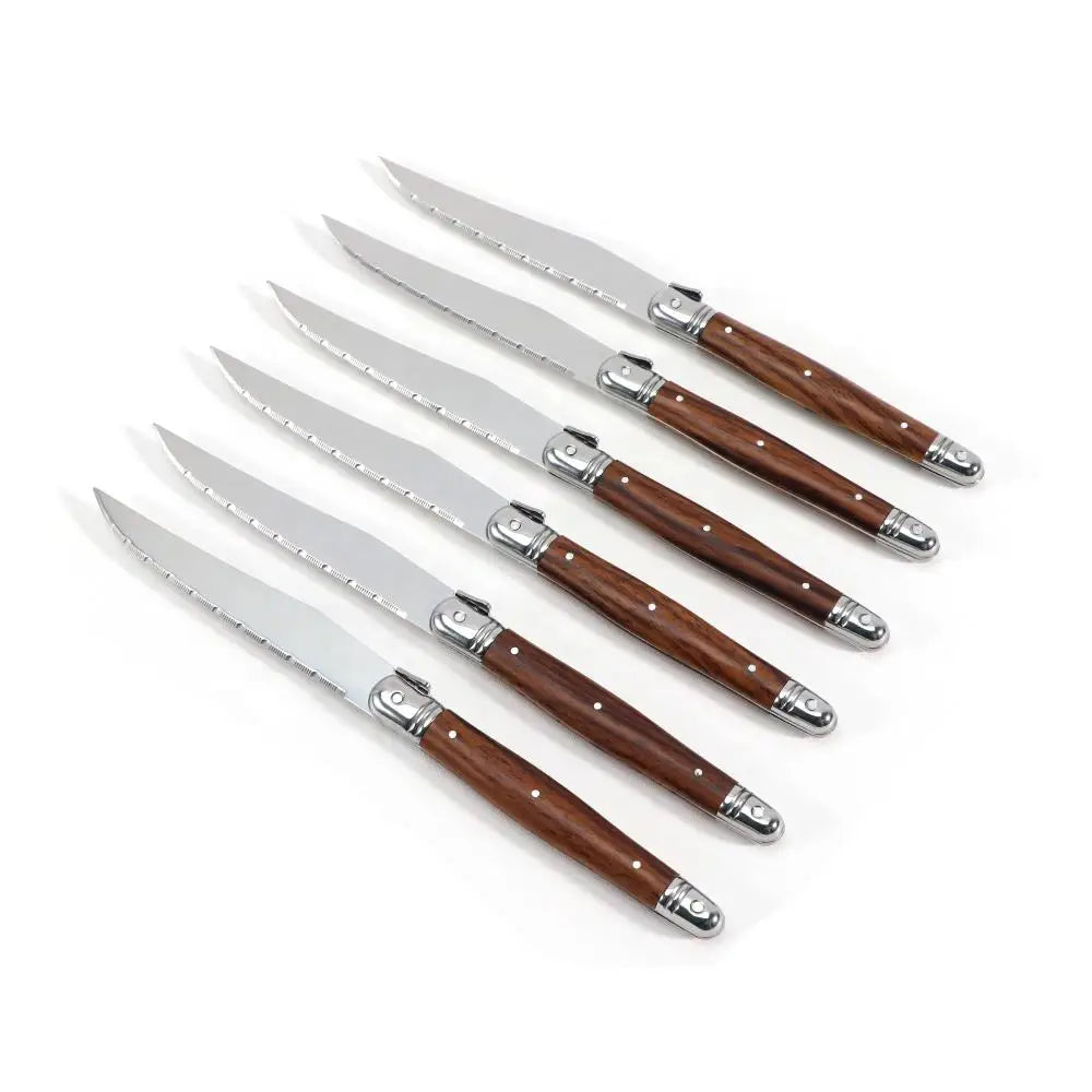 4-Piece Stainless Steel Cutlery Set – Steak Knife, Fork & Spoon Cutlery Set Axl 6 PCS Table knife China Mainland
