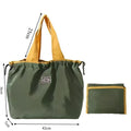 Foldable Waterproof Shoulder Bag – Large Nylon Tote for Daily Use Foldable Shoulder Bag Axl Green