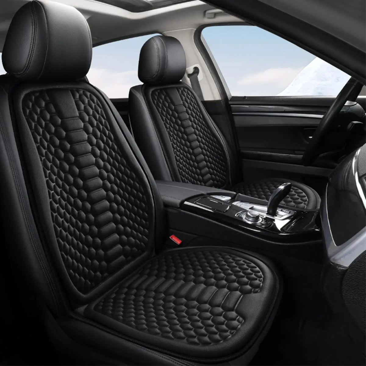 Cooling Car Seat Cushion – Breathable Ice Silk Massage Pad Car Seat Cushion Axl
