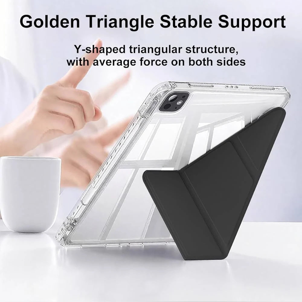 Y-Shape iPad Case | Pencil Holder & Multi-Angle Stand Tablet Case Axl