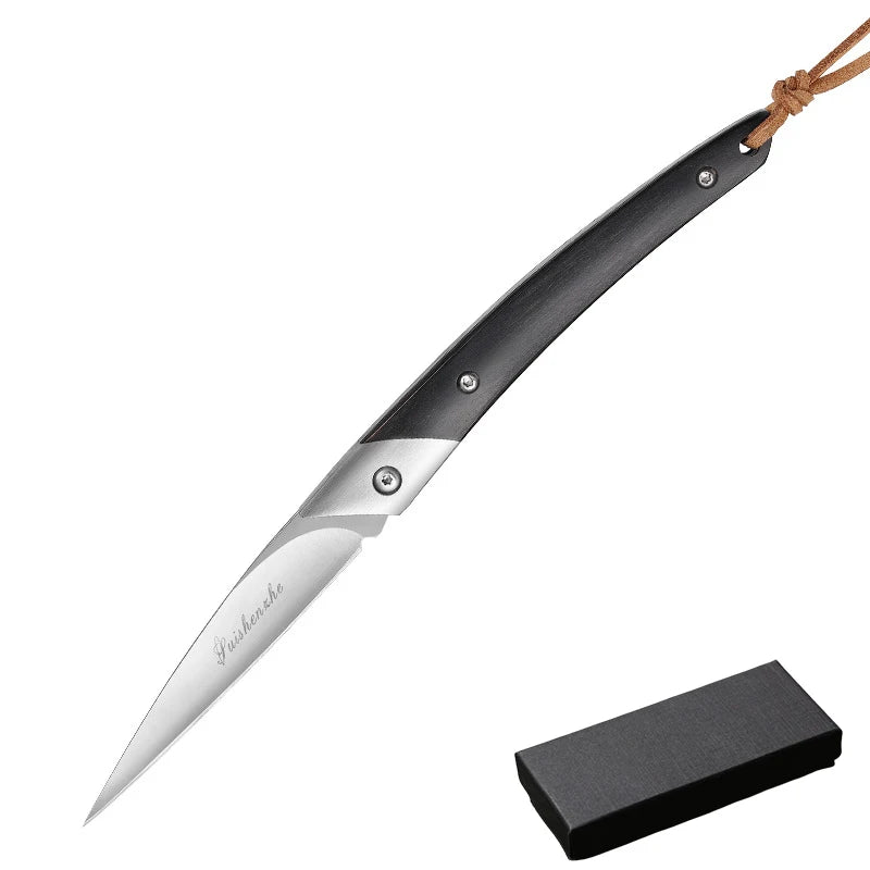 Japanese Folding Pocket Knife – D2 Steel Fruit Carving Blade Folding Pocket Knife Axl d2 folding knife China Mainland