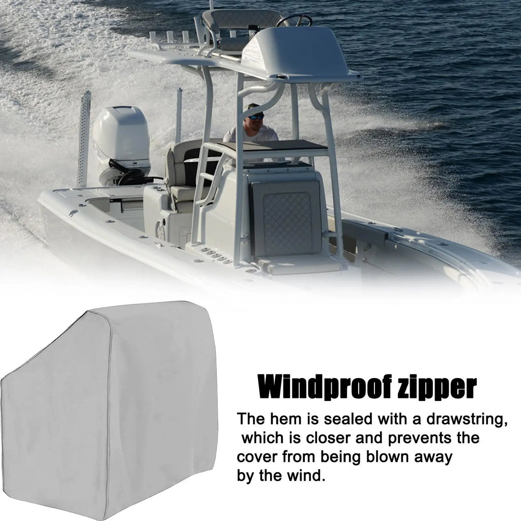 Marine Waterproof Boat Center Console Cover – 600D Polyester Boat Console Cover Axl