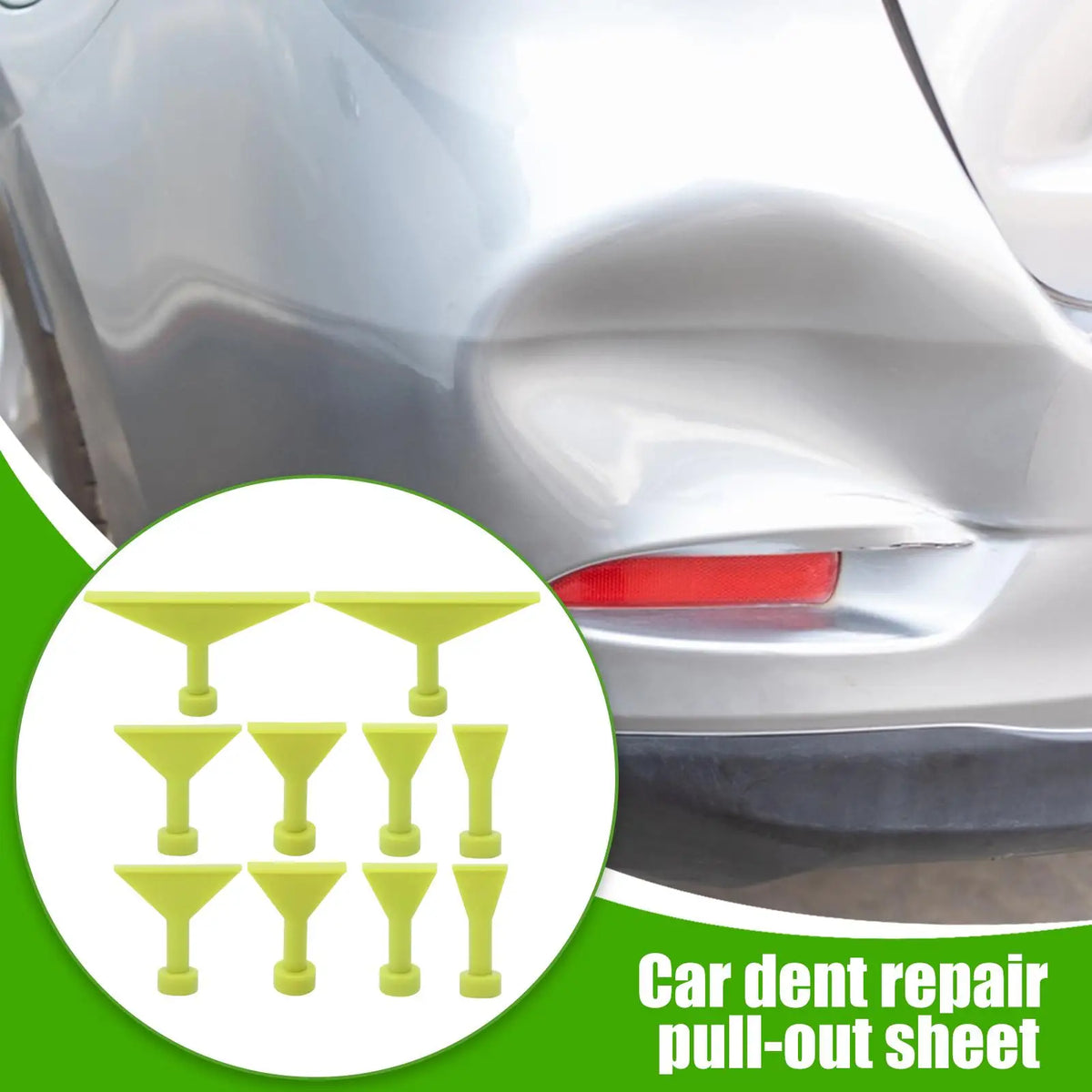 10-Pc Car Dent Puller Tabs | Paintless Dent Repair Kit Dent Repair Kit Axl