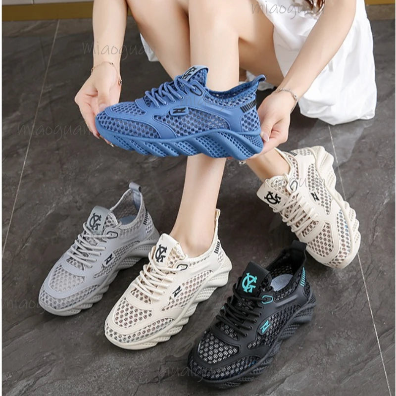 Women's Mesh Breathable Sneakers – Lightweight Walking Shoes Women's Sneakers Axl