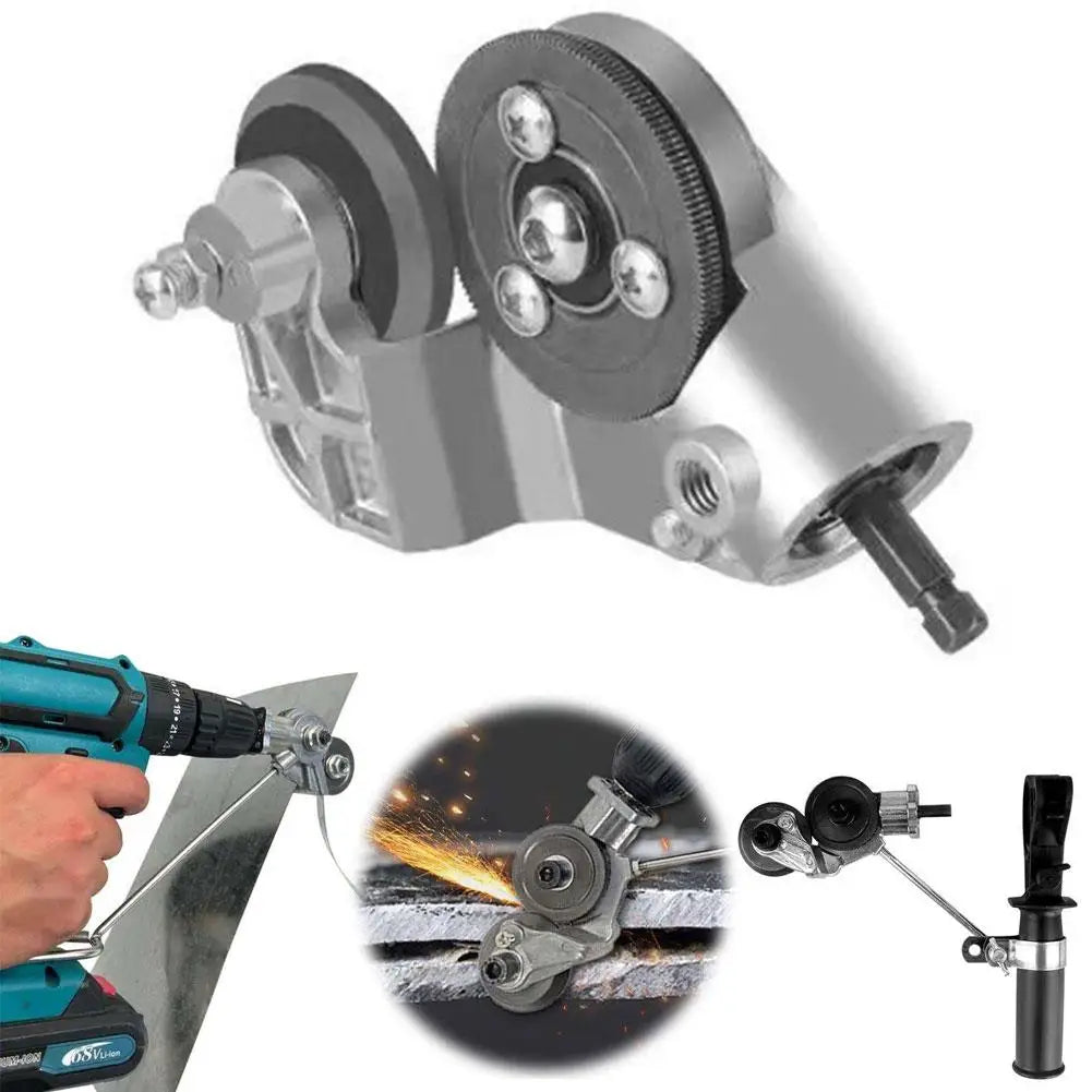 Electric Drill Sheet Metal Cutter Attachment | Plate Shearer Drill Cutting Attachment Axl