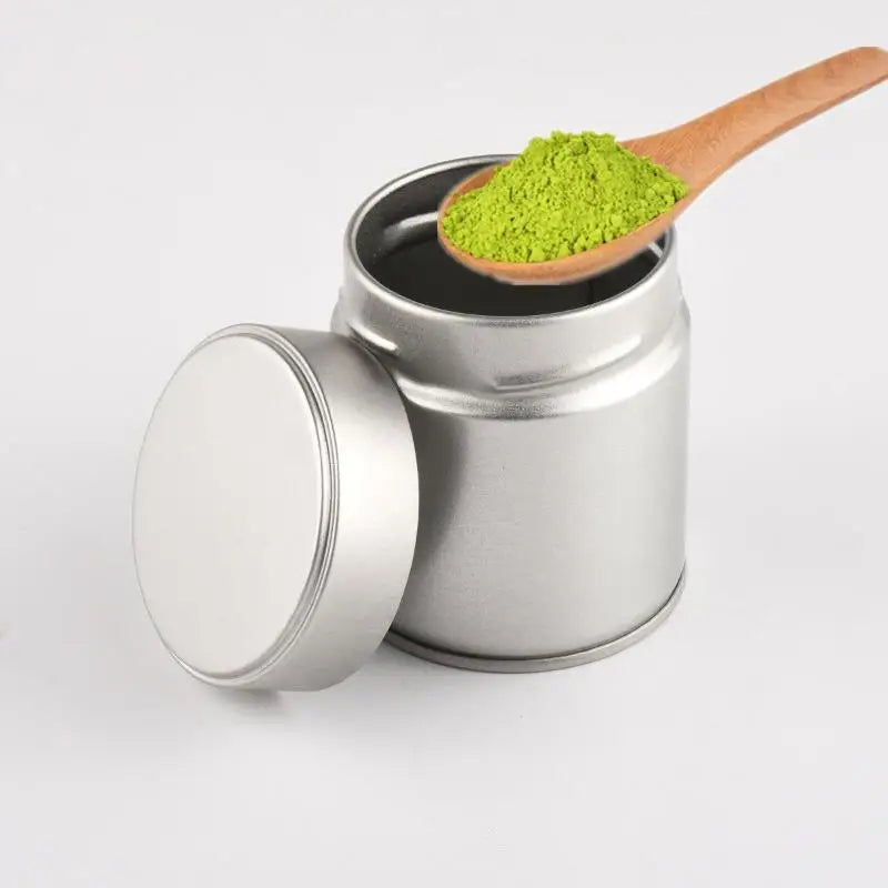 Tinplate Airtight Tea Canister – Mini Matcha & Spice Jar Airtight Storage Canister Axl