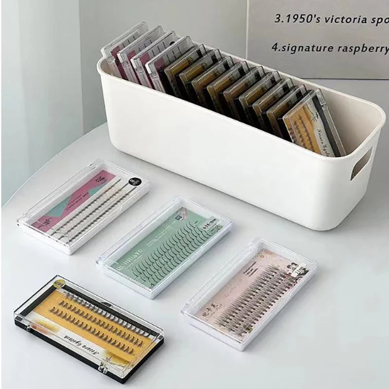 False Eyelash Storage Box – Lash & Makeup Organizer Case Lash Storage Organizer Axl