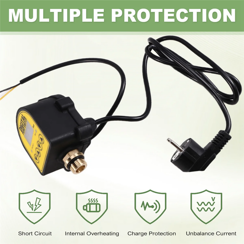 Digital Pressure Controller Switch 0–10 Bar | Auto Water Pump Pressure Controller Switch Axl