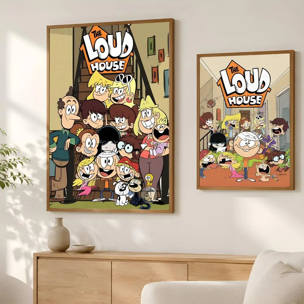 The Loud House Cartoon Wall Poster – Self-Stick HD Decor Wall Art Poster Axl