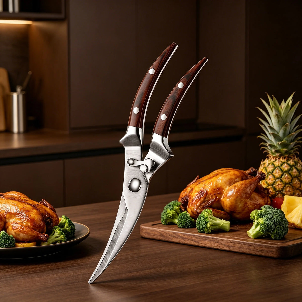 Heavy-Duty Poultry Shears – Bone Cutting Kitchen Scissors Set Kitchen Poultry Shears Axl Kitchen Scissors-1PC