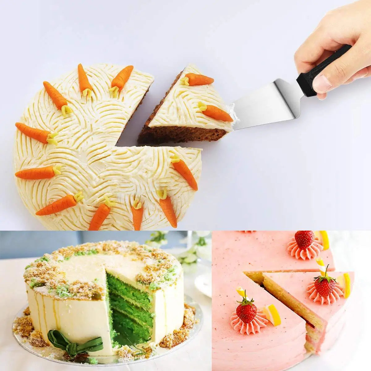 74-Piece Cake Decorating Kit – Turntable, Tips & Piping Bags Cake Decorating Kit Axl