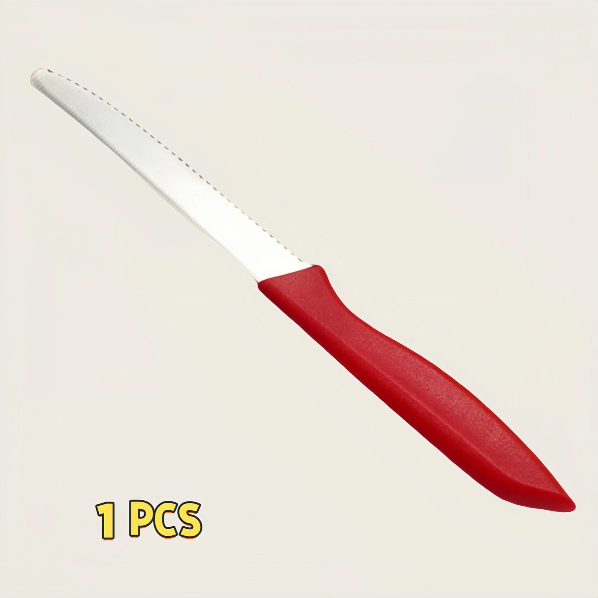 Steak Knife Set 1–8 Pc | Serrated Stainless Steel Kitchen Knives Steak Knife Set Axl 1 Pc Knife Set-red