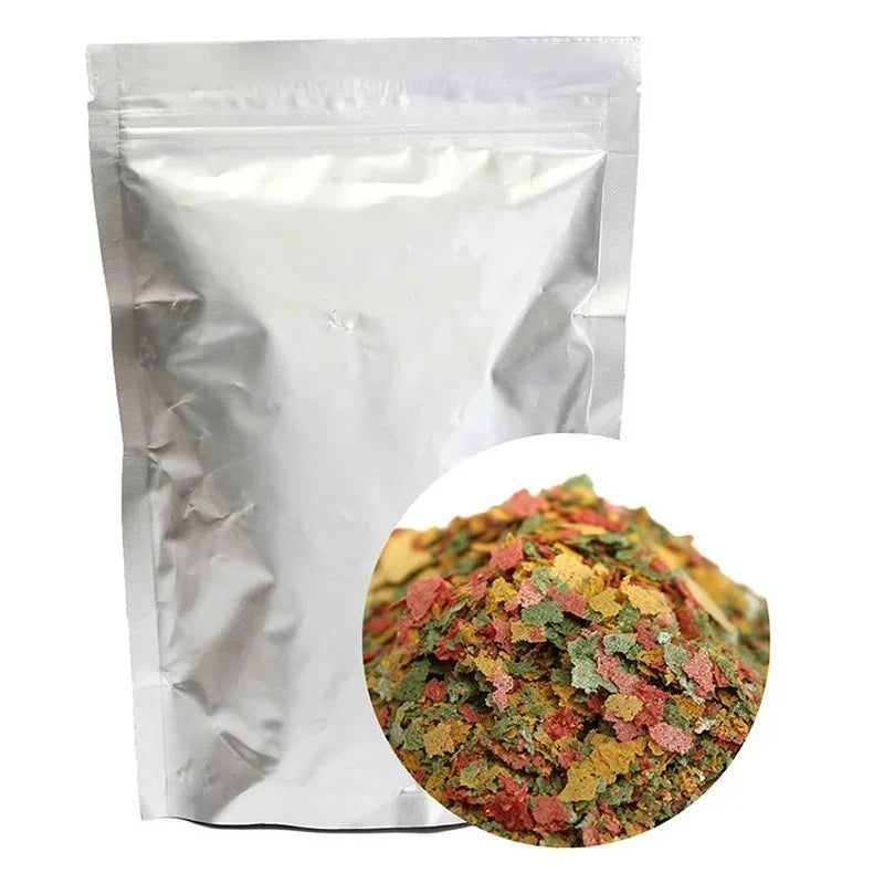 Tropical Fish Flakes Food 100g | Spirulina & Astaxanthin Aquarium Fish Food Axl Default Title
