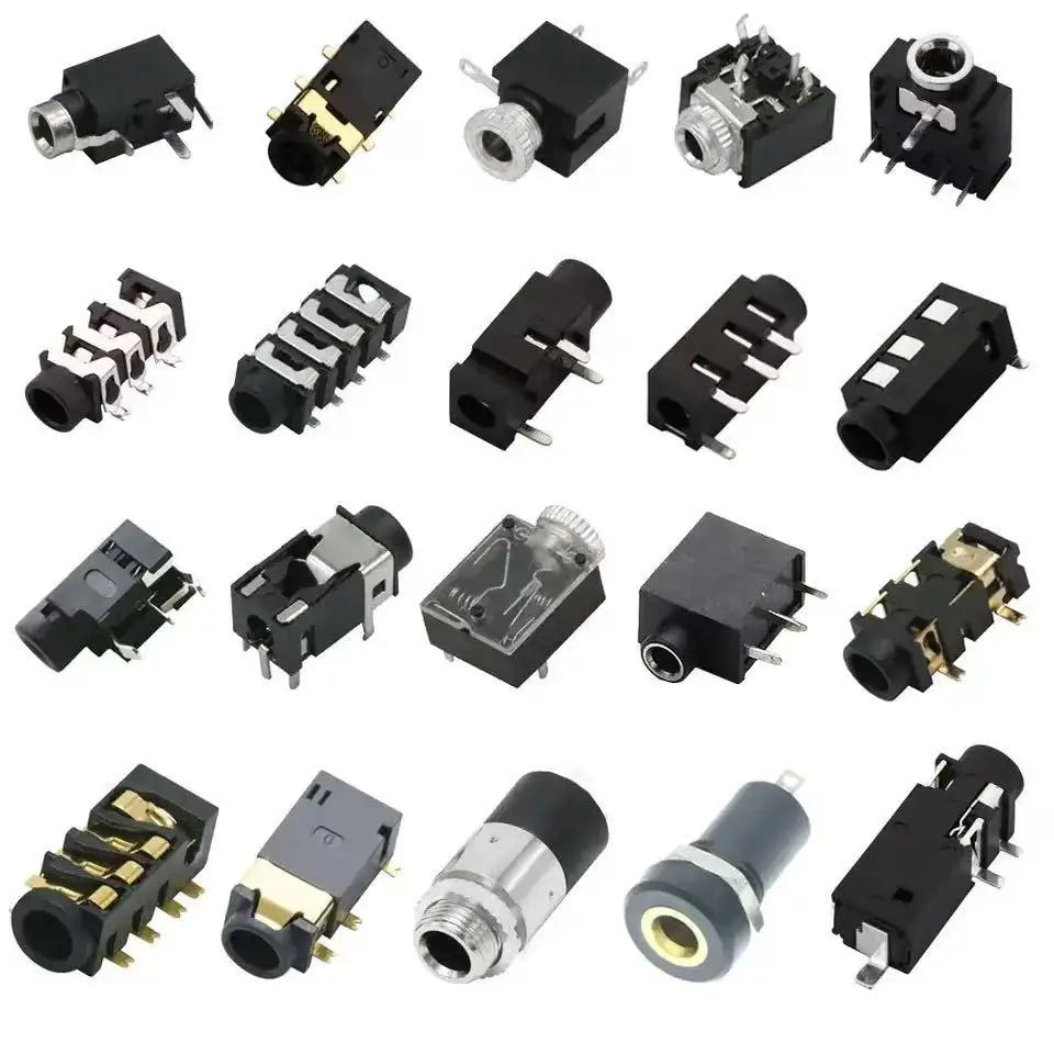 2.5mm 3.5mm Audio Jack Female Connector PCB DIP SMD Socket PCB Audio Connector Axl