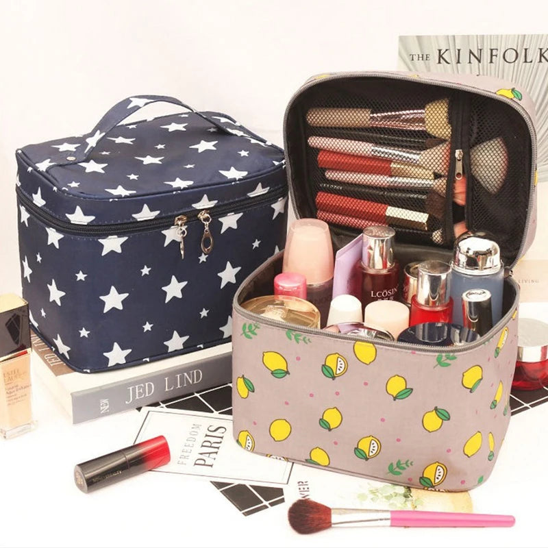 Large Waterproof Makeup Bag – Women's Travel Cosmetic Organizer Cosmetic Organizer Bag Axl
