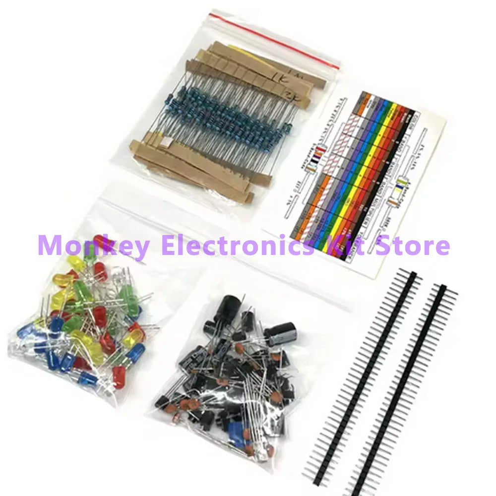 Arduino UNO & Raspberry Pi 830-Hole Breadboard Component Kit Electronics Component Kit Axl