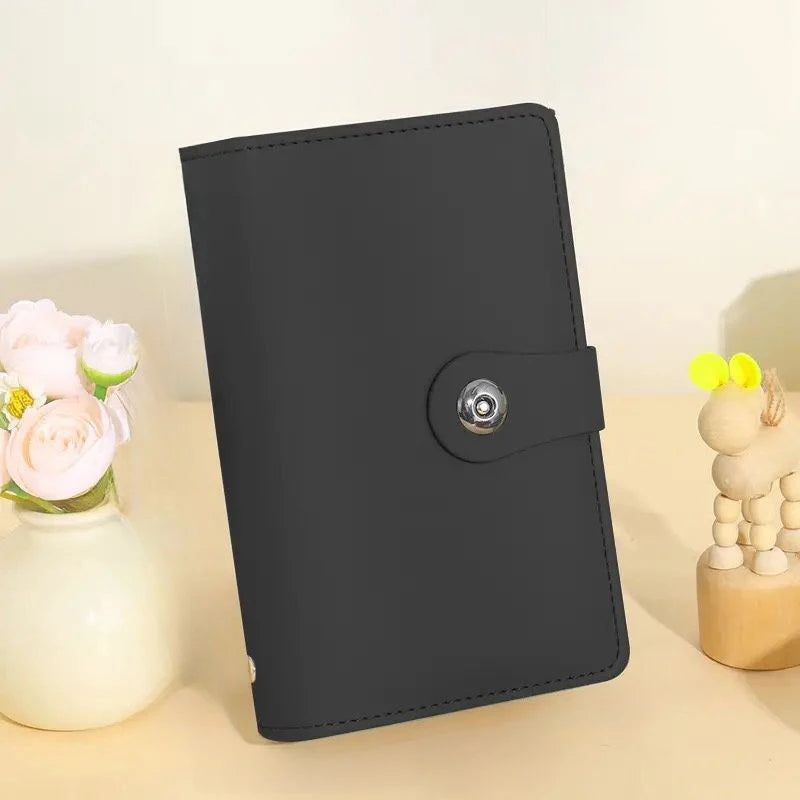 PU Leather Wallet & Passport Protective Case – Stylish Wallet Passport Case Axl Black