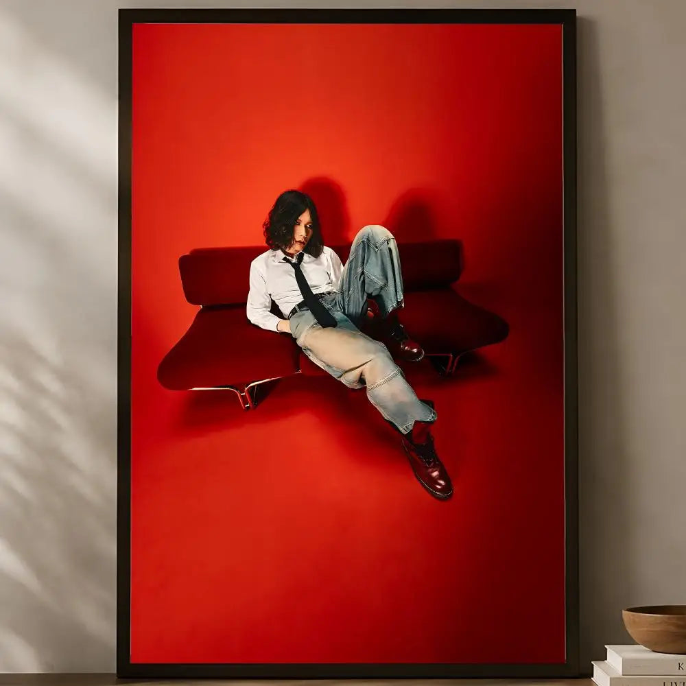 Yonezu Kenshi HD Wall Poster – Self-Stick Waterproof Home Decor Wall Art Poster Axl White12 60X90cmNoframe