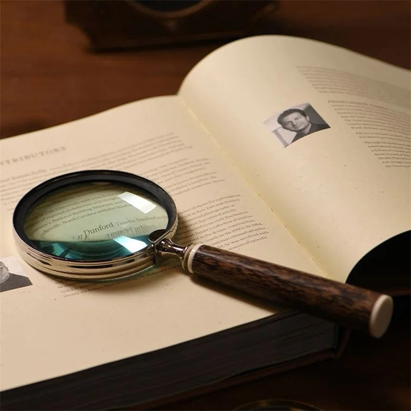 Handheld Magnifying Glass for Kids & Seniors | Reading Loupe Handheld Magnifier Axl