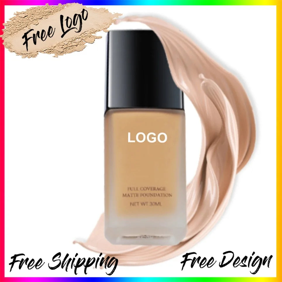 30ml Full Coverage Liquid Foundation – Vegan Private Label Liquid Foundation Axl