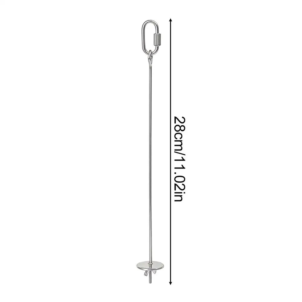 Stainless Steel Bird Cage Food Skewer – Fruit & Veggie Holder Bird Cage Feeder Axl Silver L