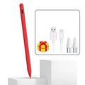 P+7 Active Stylus Pen for iPad Pro, Air, Mini & iPad 10 Active Stylus Pen Axl red