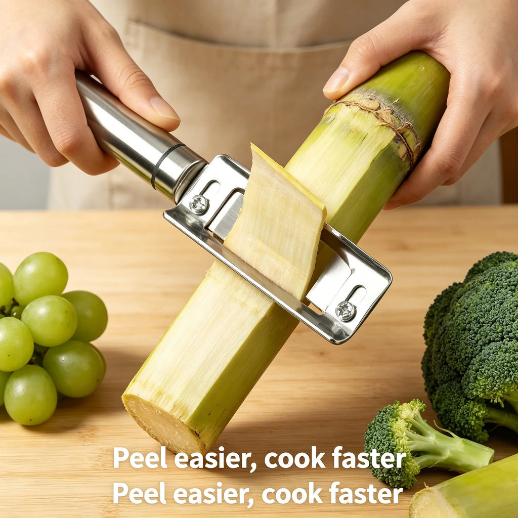 Stainless Steel Peeling Knife – Sugarcane, Pineapple & Veg Kitchen Peeling Knife Axl
