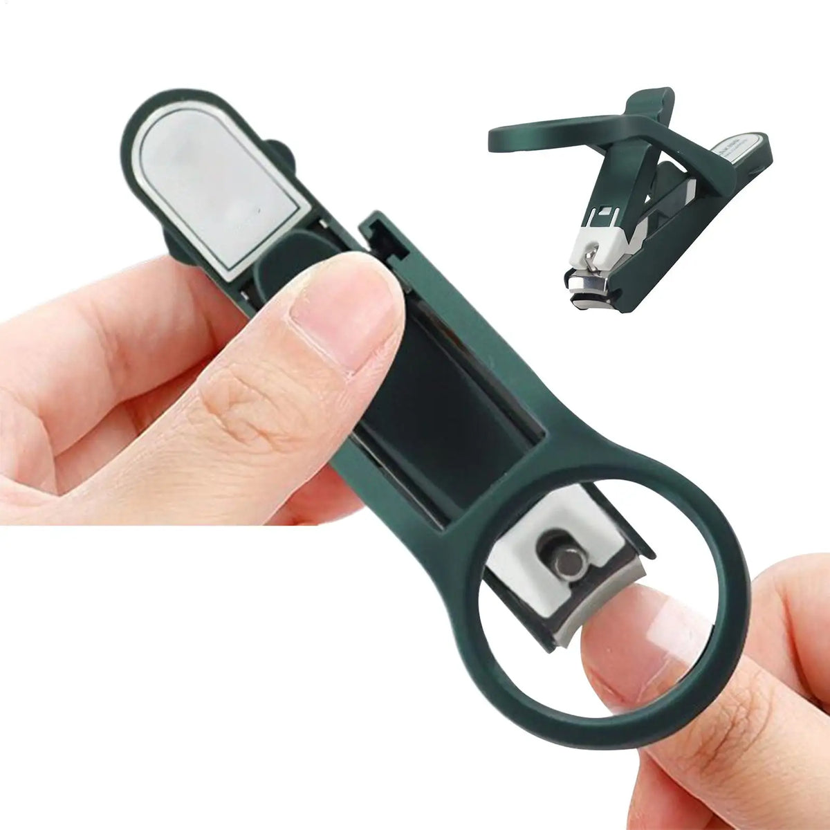 Magnifying Glass Nail Clippers – Splash-Proof for Seniors Nail Clippers Axl