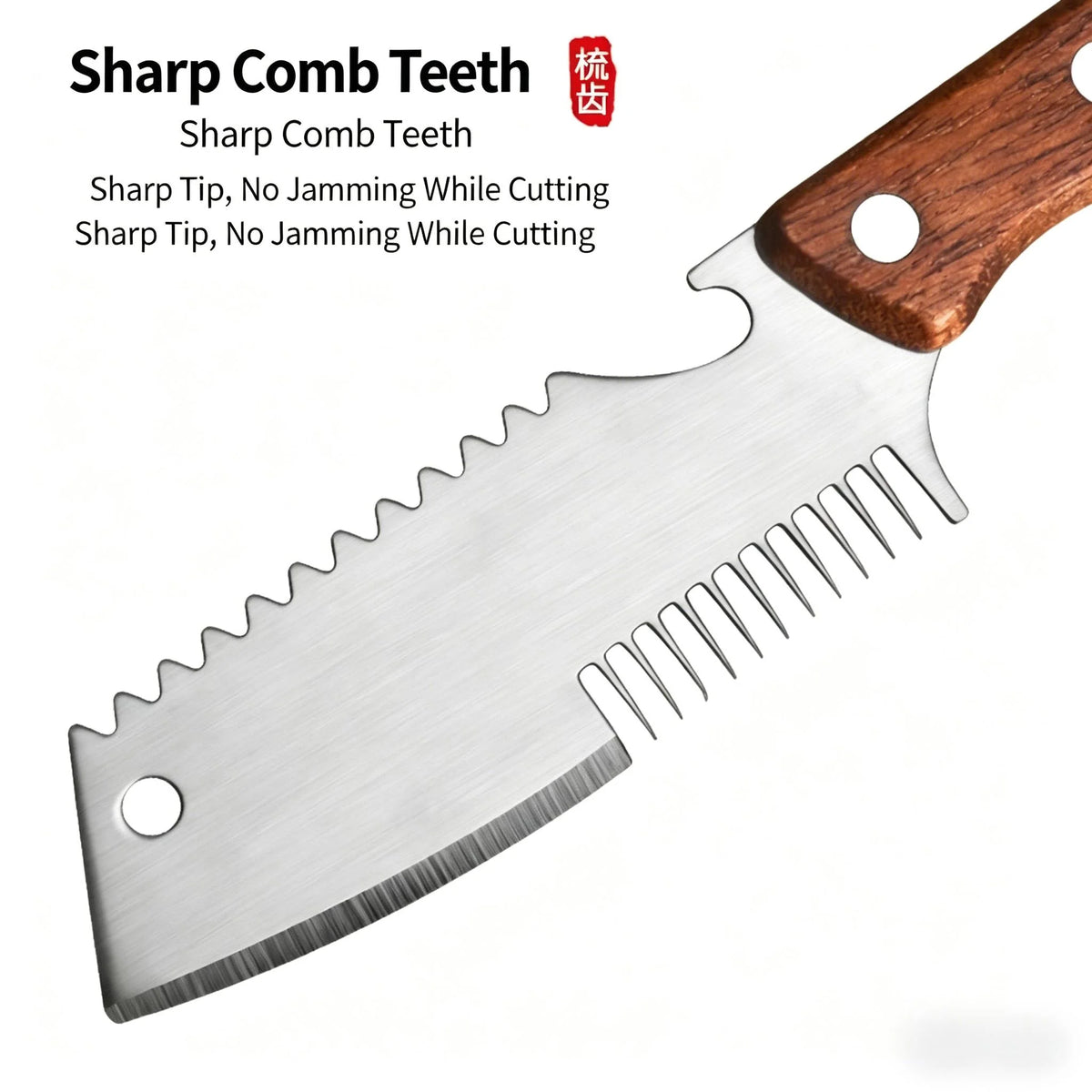2-in-1 Serrated Vegetable Peeler & Bottle Opener | Wooden Handle Vegetable Peeler Axl