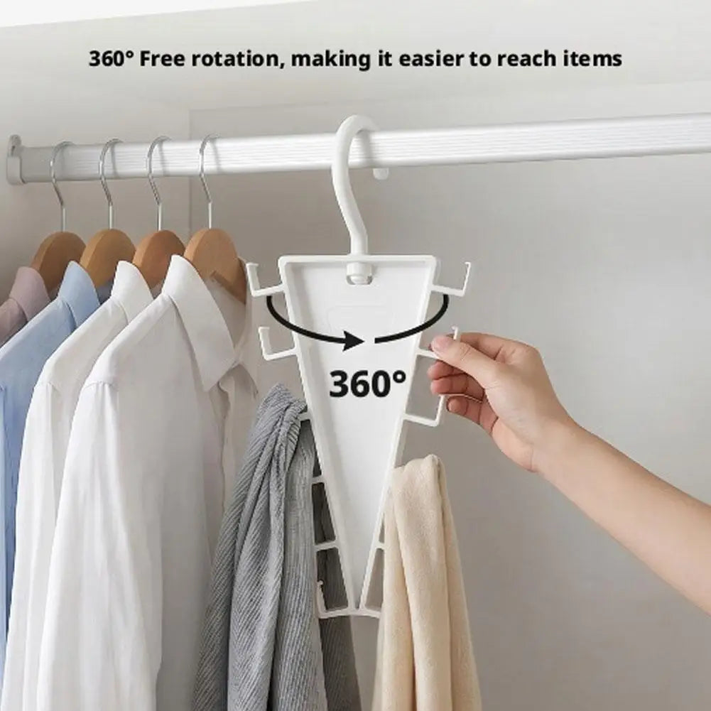 V-Shape 12-Hook Closet Hanger Organizer | Space Saving Closet Hanger Organizer Axl