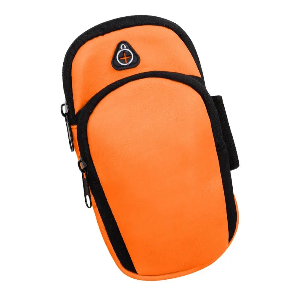 Neoprene Sports Armband Phone Case – Waterproof Universal Fit Sports Armband Case Axl orange
