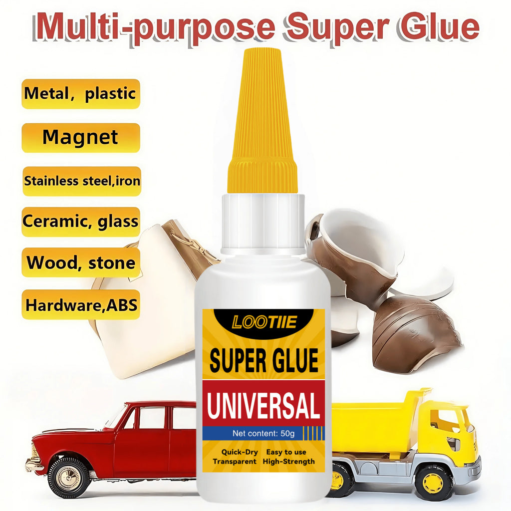50g Multi-Purpose Super Glue – Clear Instant Bond Adhesive Super Glue Adhesive Axl