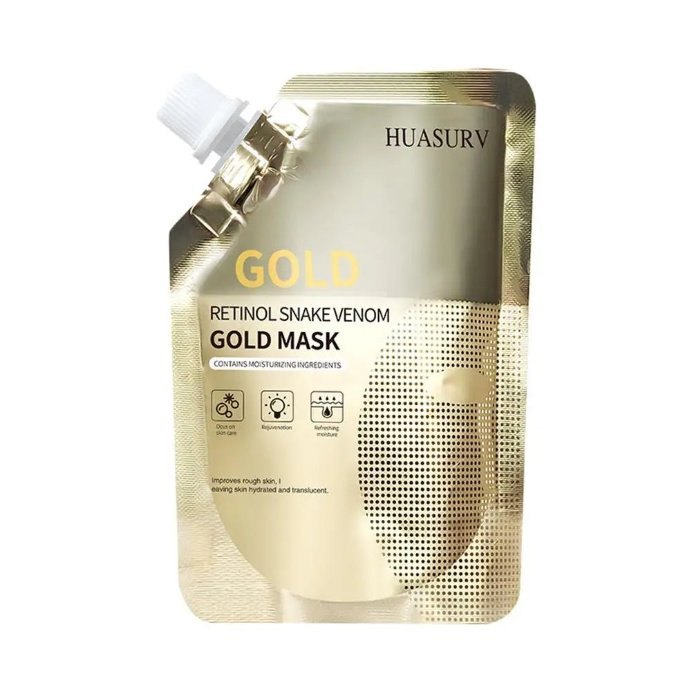 2-Pack Retinol Gold Peptide Face Mask – Moisturizing & Oil Control Gold Peptide Face Mask Axl