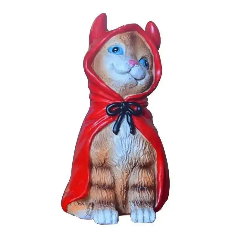 Halloween Black Cat Resin Statue – Desk & Tabletop Décor Resin Desk Figurine Axl D