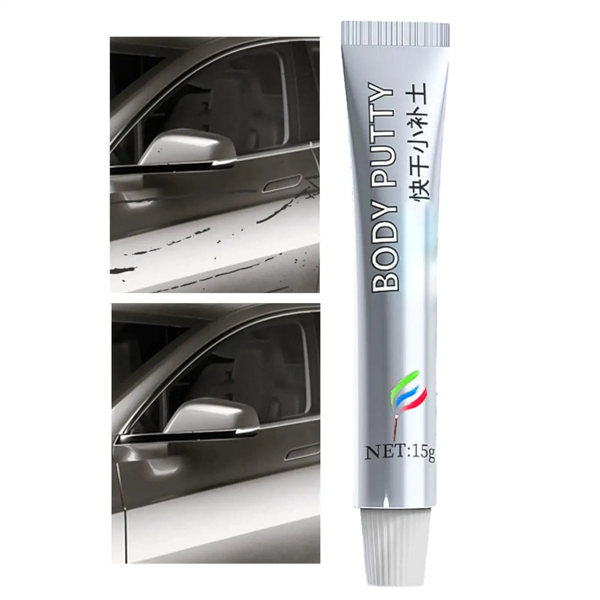 Car Scratch Filler Putty – Fast-Drying Paint Repair 15g Auto Body Filler Axl