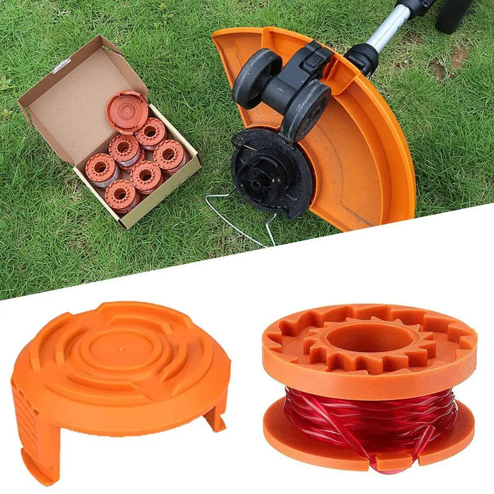 WORX WA0010 Replacement Trimmer Line Spool Set – 20 Pack Trimmer Spool Set Axl