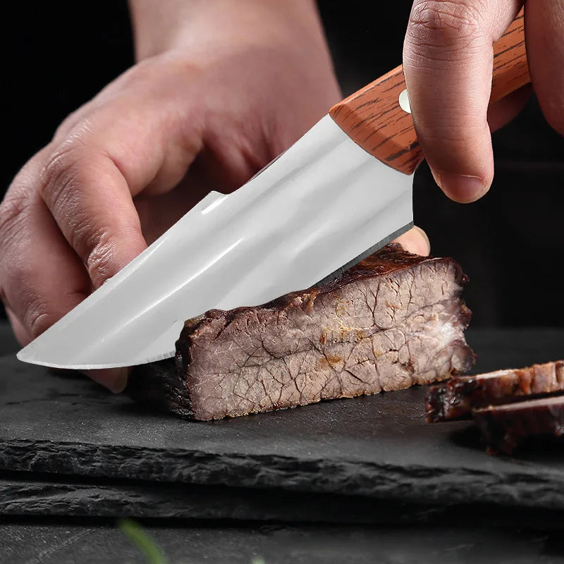 InLeung Forged Stainless Steel Boning & Cleaver Kitchen Knife Kitchen Cleaver Knife Axl