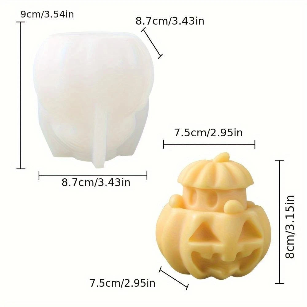 Halloween Silicone Mold – Ghost Pumpkin & Hand DIY Craft Silicone Craft Mold Axl A