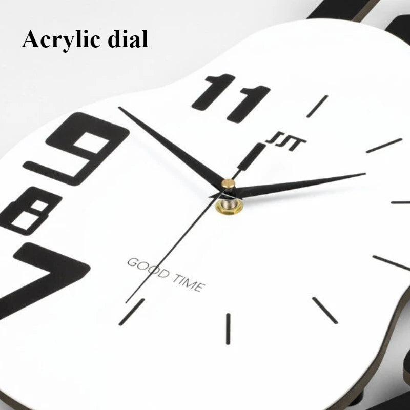 Modern Luxury Silent Wall Clock – Acrylic Geometric Pendulum Silent Wall Clock Axl