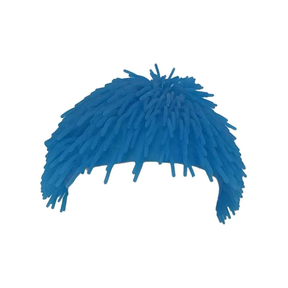 Sea Urchin Funny Swim Cap – Spiky Elastic Swimming Hat Novelty Swim Cap Axl Blue