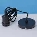 E27 Ceiling Lamp Holder Socket with 100cm Hanging Wire Pendant Lamp Holder Axl A1 No plug