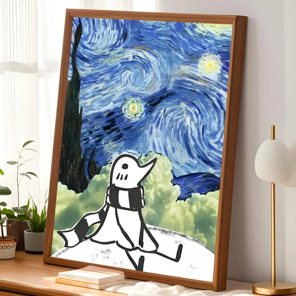 Goodnight Punpun Anime Poster – Self-Stick HD PVC Wall Art Anime Wall Poster Axl