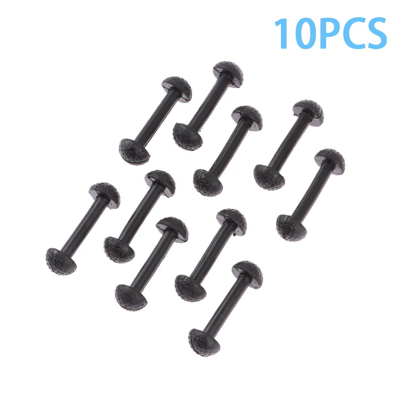 10 PCS MOTU Vintage Figure Rubber Leg Band Replacement Clips Figure Replacement Parts Axl Black