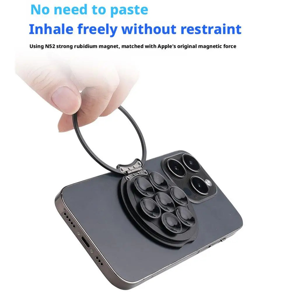 Magnetic Phone Holder with Suction Cup & Cosmetic Mirror Magnetic Phone Mount Axl