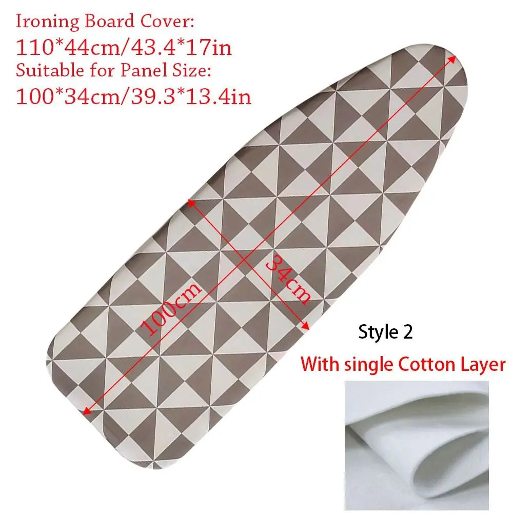 Padded Ironing Board Cover – Heat Resistant Floral Print Ironing Board Cover Axl 2 for Panel 100x34cm