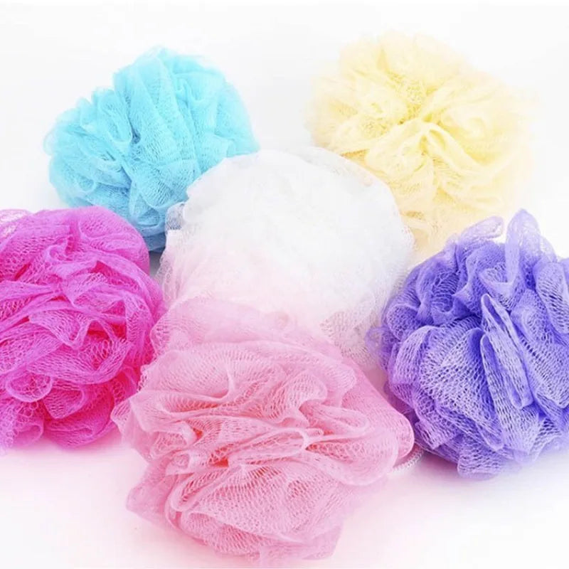 10-Pack Exfoliating Mesh Bath Sponge Puff Balls – Random Colors Bath Sponge Puff Axl
