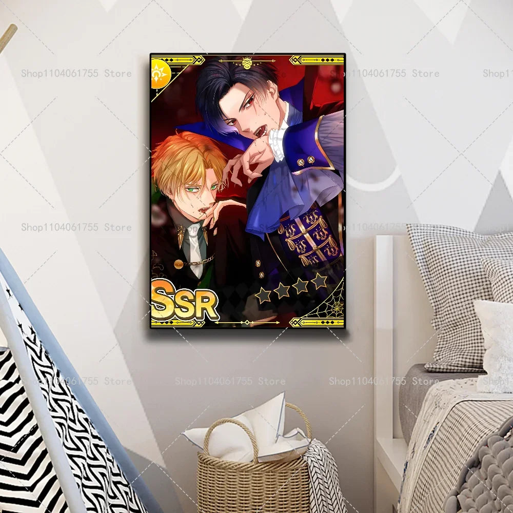SSR Role Art Poster – Self-Adhesive Waterproof Wall Sticker Wall Art Poster Axl