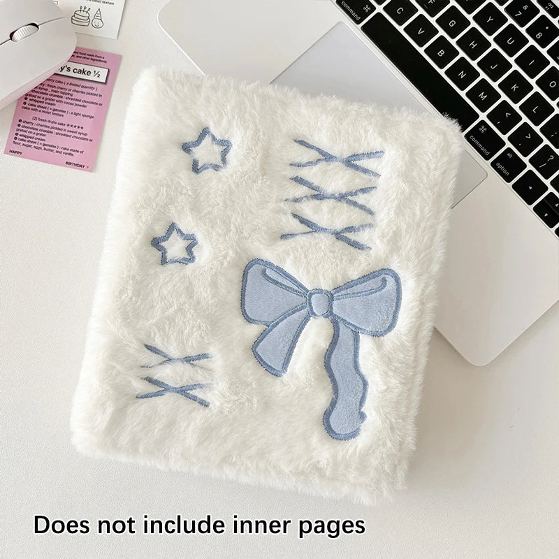 A6 Plush Ballet Bowknot Photocard Binder Album – Kpop Holder Photocard Binder Album Axl A3