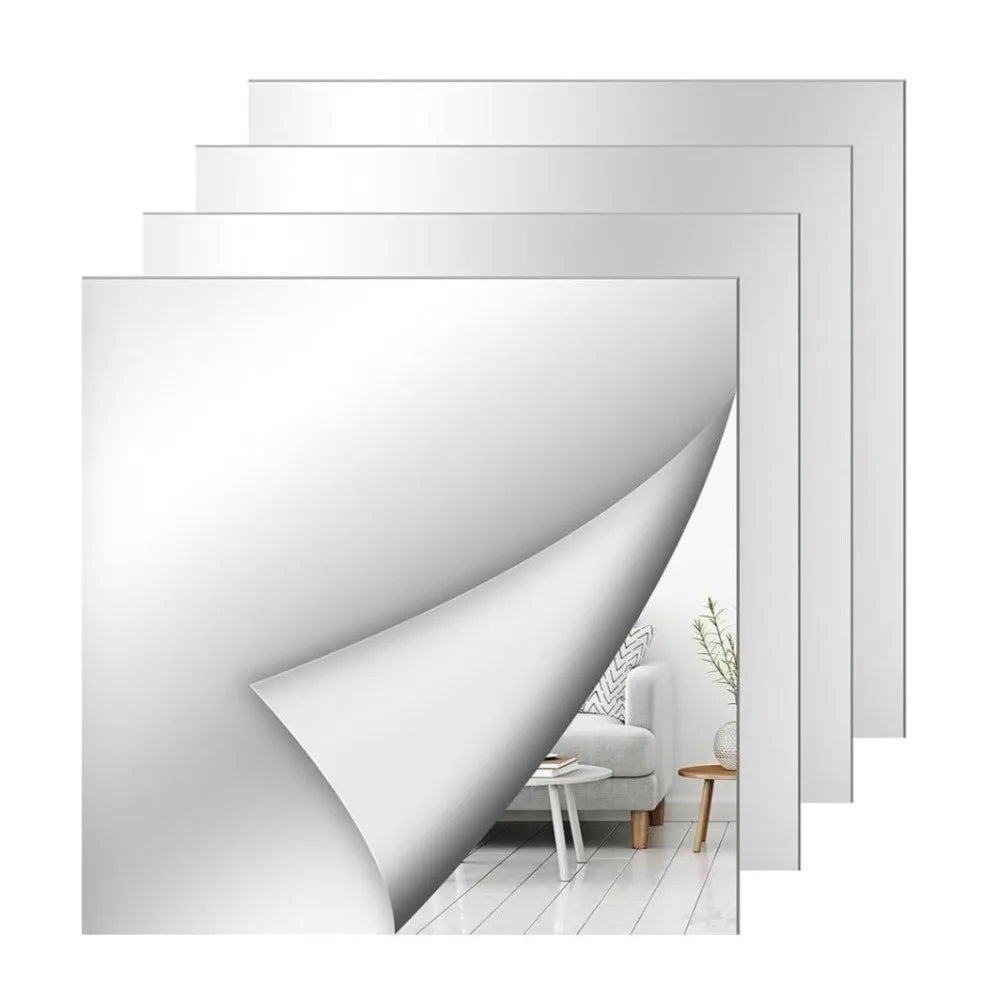 Self-Adhesive Acrylic Mirror Sheet – Shatterproof Wall Tiles Acrylic Mirror Tile Axl